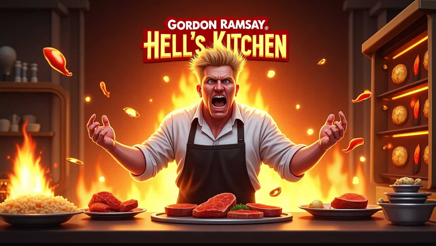Maxwin Membara di Slot HGordon Ramsay Hell’s Kitchen NetEnt!